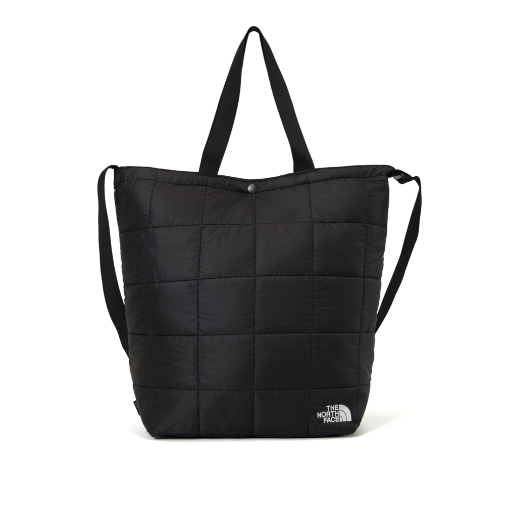 The North Face北面男女款黑色品牌LOGO托特包｜8F5KJK3