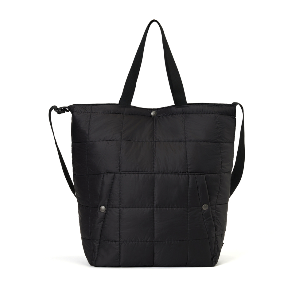 The North Face北面男女款黑色品牌LOGO托特包｜8F5KJK3