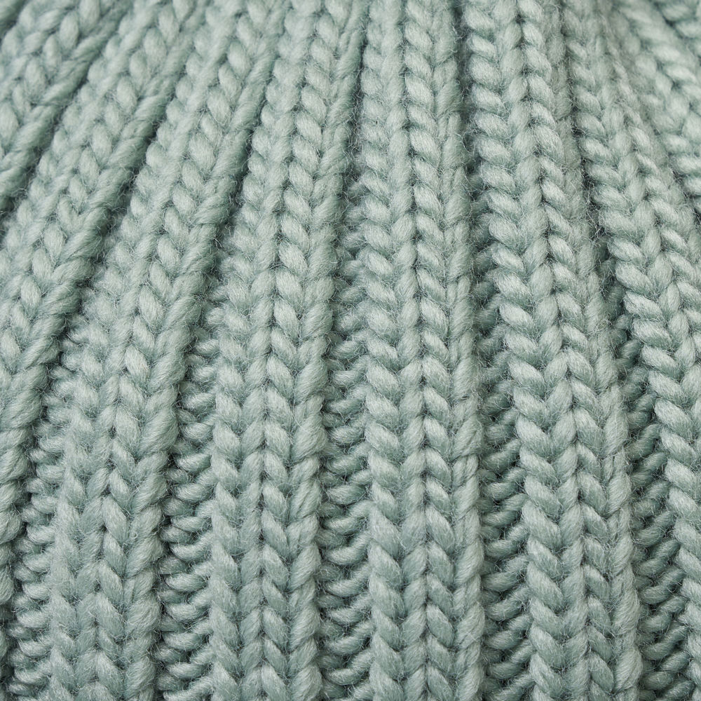 The North Face北面男女款綠色品牌LOGO毛帽｜7WJODI4