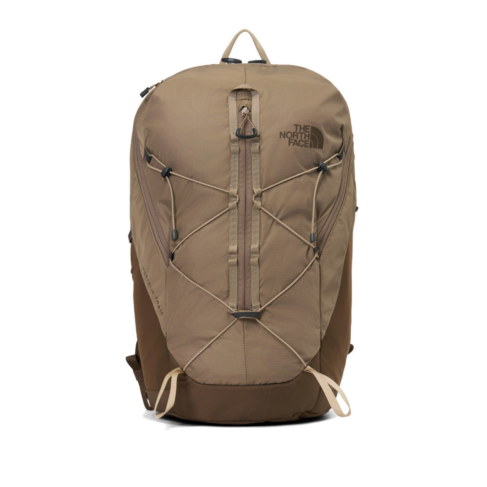 The North Face北面男女款棕色舒適背負休閒後背包｜8E9ZDHI