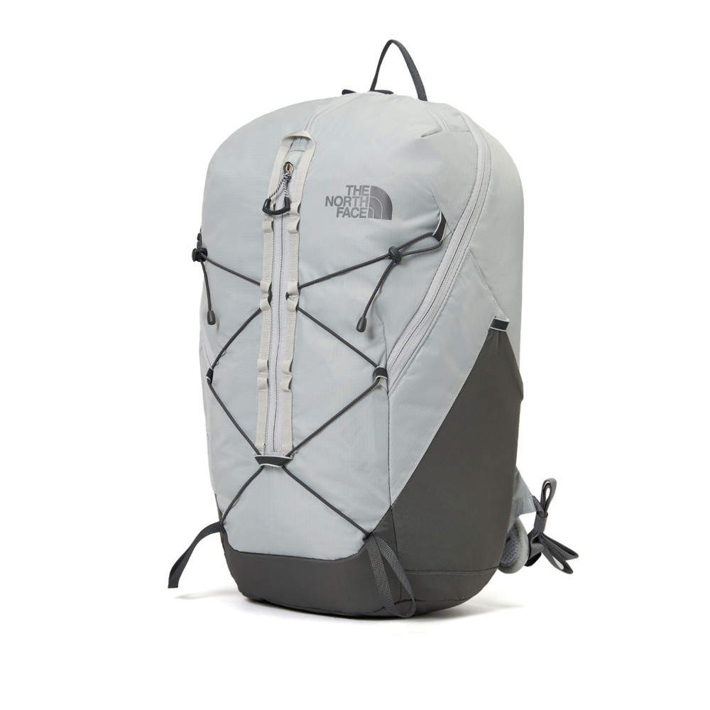 The North Face北面男女款灰色舒適背負休閒後背包｜8E9ZRO5