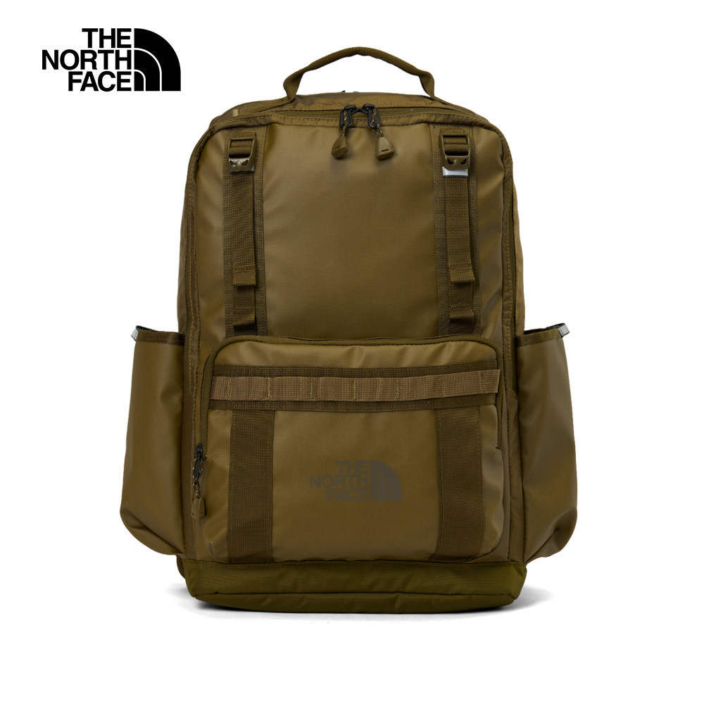 The North Face北面男女款棕色DWR防潑水休閒後背包｜8BK4C7E