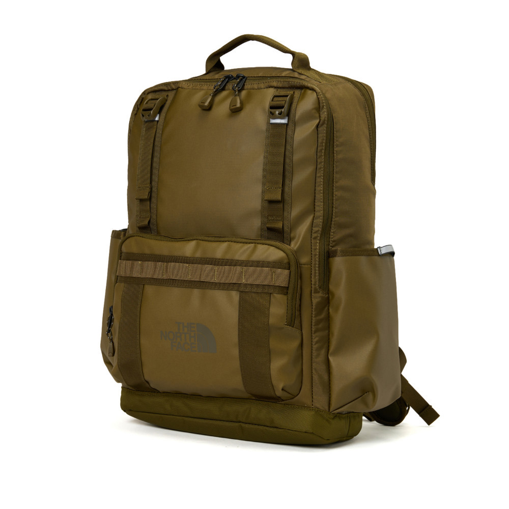The North Face北面男女款棕色DWR防潑水休閒後背包｜8BK4C7E