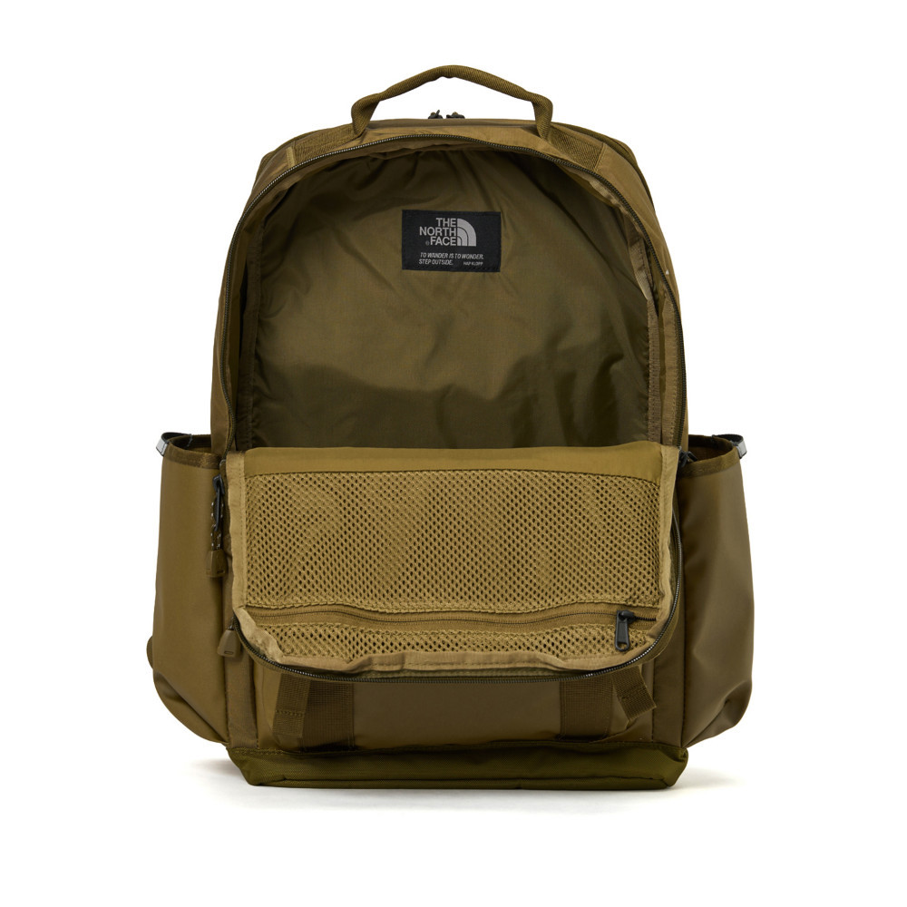 The North Face北面男女款棕色DWR防潑水休閒後背包｜8BK4C7E