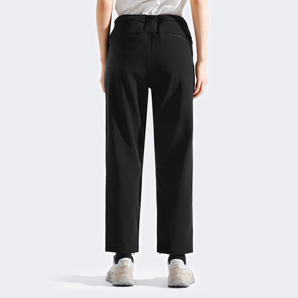 The North Face北面女款黑色DWR防潑水戶外徒步長褲｜8DXFJK3