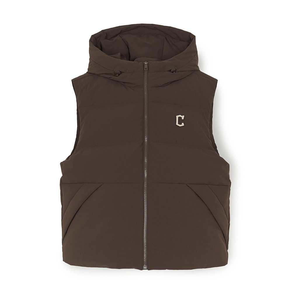 MLB 小Logo羽絨背心 克里夫蘭守護者隊 (3ADVB0456-45BRS)