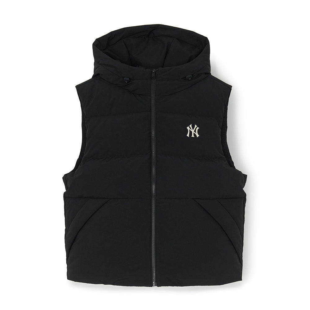 MLB 小Logo羽絨背心 紐約洋基隊 (3ADVB0456-50BKS)