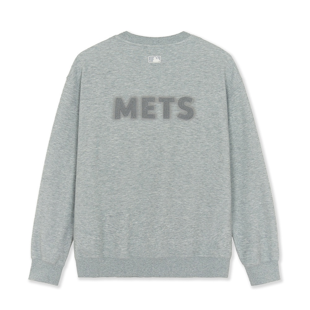 MLB Korea MLB 背後大Logo長袖大學T 紐約大都會隊 (3AMTB0456-09MGS)｜老快