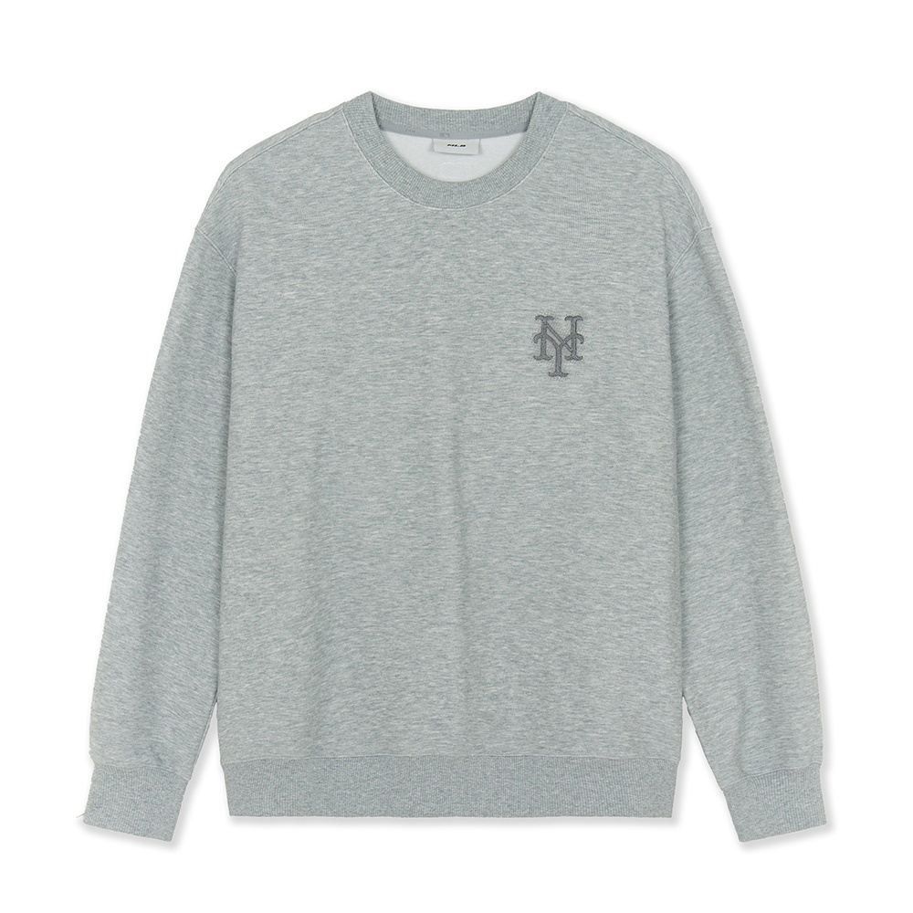 MLB 背後大Logo長袖大學T 紐約大都會隊 (3AMTB0456-09MGS)