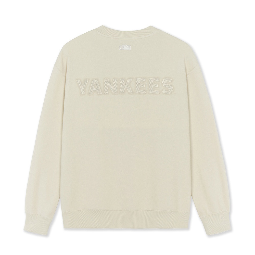 MLB 背後大Logo長袖大學T 紐約洋基隊 (3AMTB0456-50CRS)