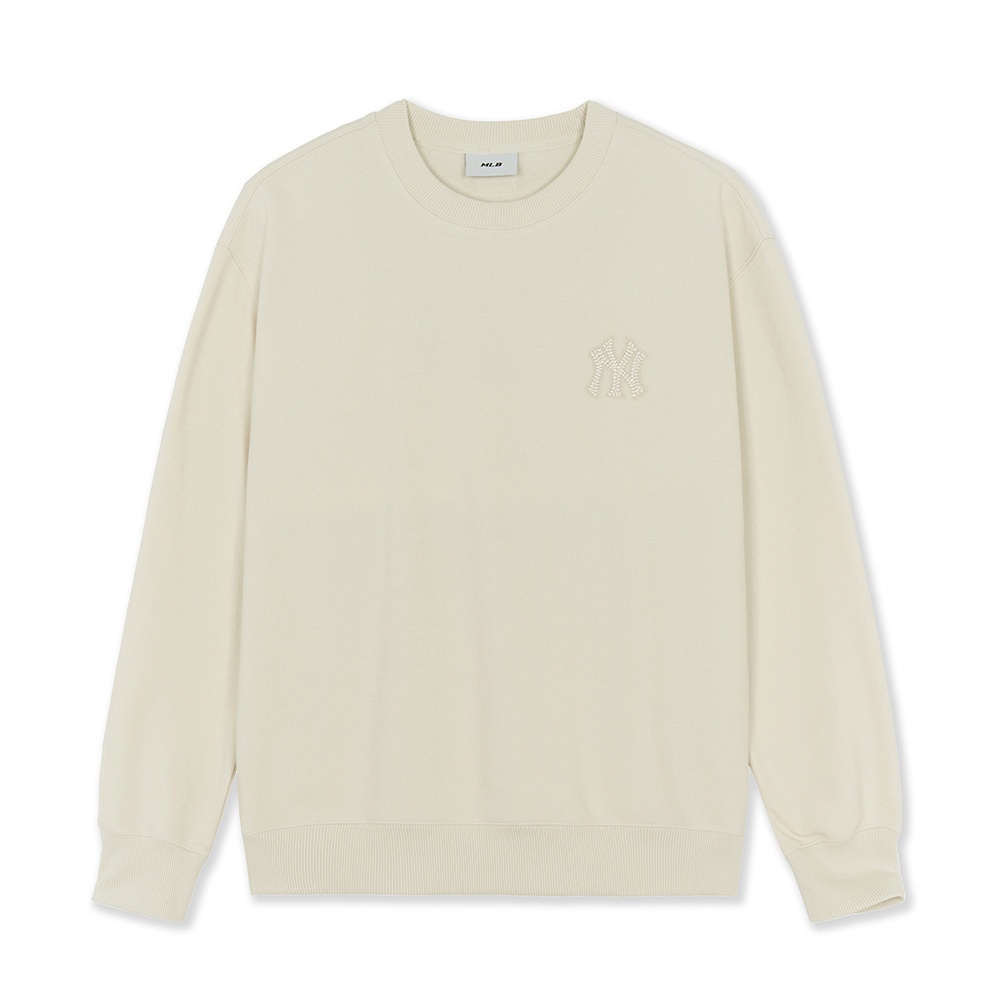 MLB 背後大Logo長袖大學T 紐約洋基隊 (3AMTB0456-50CRS)