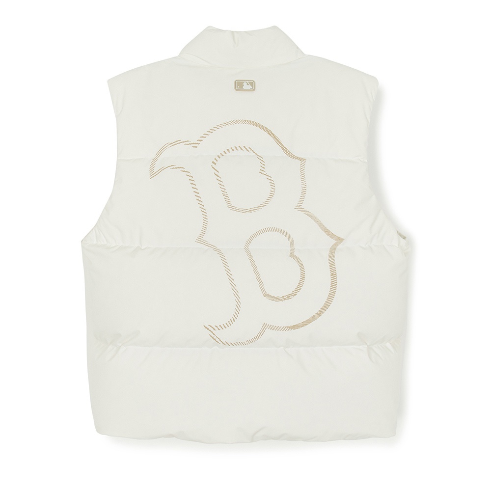 MLB Korea MLB 背後大Logo羽絨背心 波士頓紅襪隊 (3ADVB0156-43IVS)｜凌雲