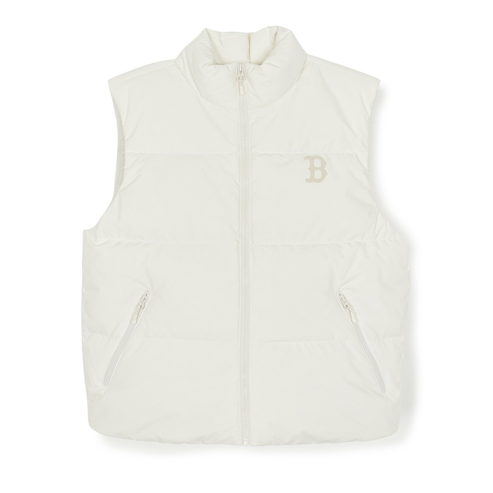 MLB 背後大Logo羽絨背心 波士頓紅襪隊 (3ADVB0156-43IVS)