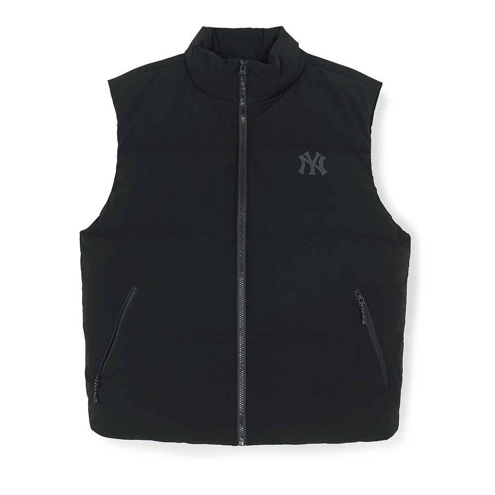 MLB 背後大Logo羽絨背心 紐約洋基隊 (3ADVB0156-50BKS)
