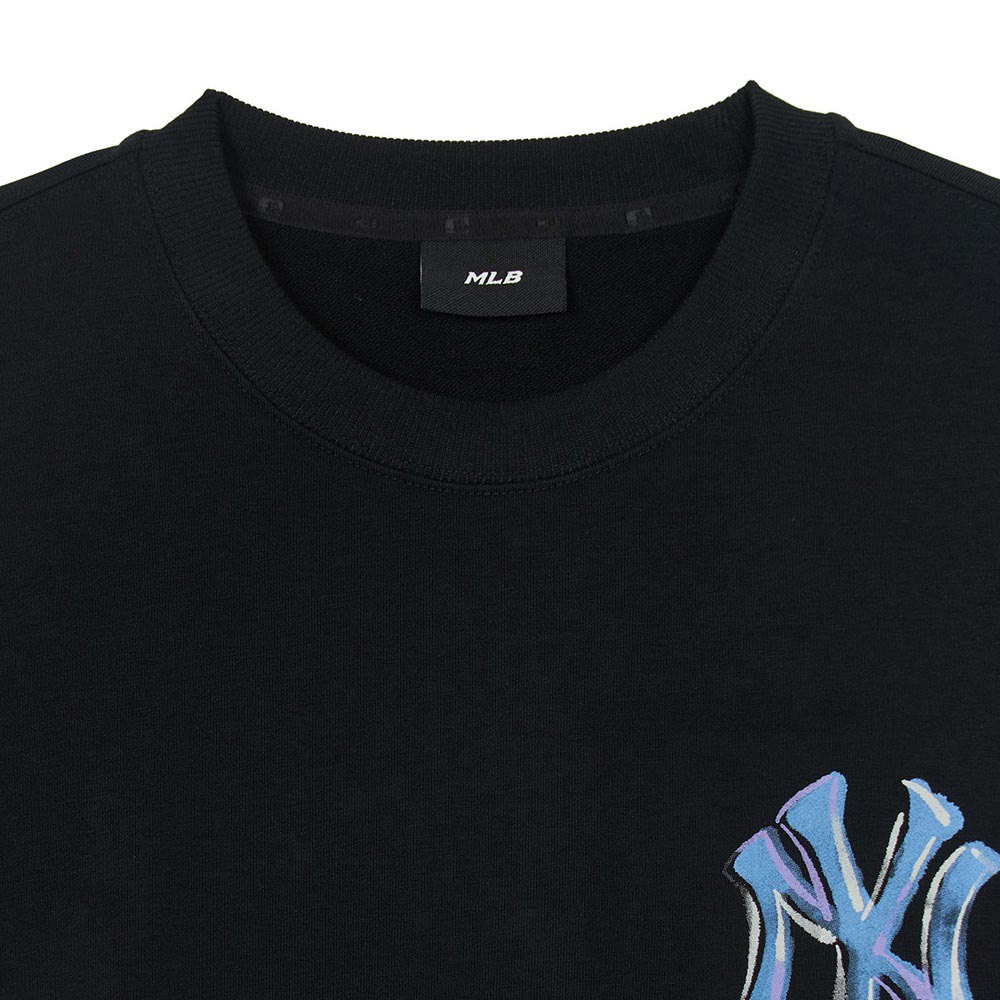 MLB 背後大Logo長袖大學T 紐約洋基隊 (3AMTB3254-50BKS)
