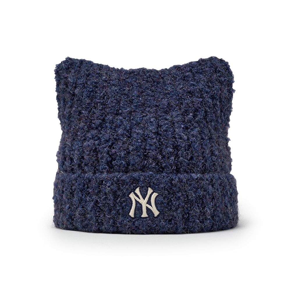 MLB 貓耳針織毛帽 紐約洋基隊 (3ABNB1156-50NYS)