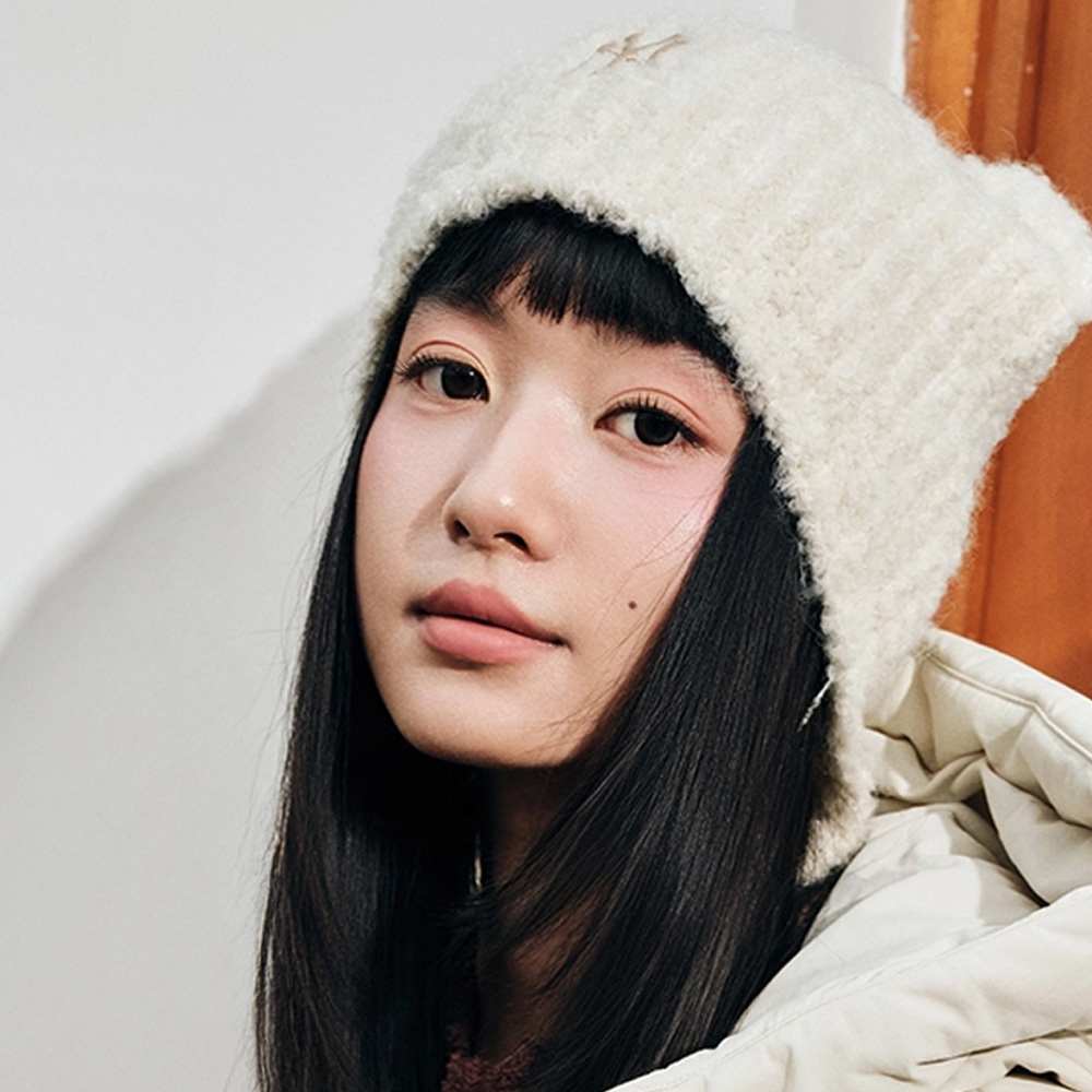 MLB 貓耳針織毛帽 紐約洋基隊 (3ABNB1156-50CRS)