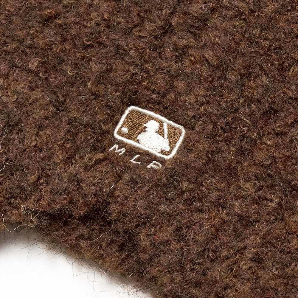 MLB 貓耳針織毛帽 護耳造型毛帽 波士頓紅襪隊 (3ABNV0756-43BRP)