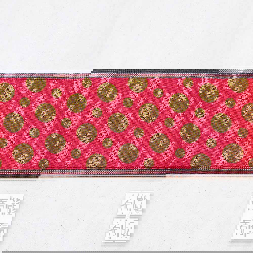 高田織物 榻榻米邊條  大小水玉-17