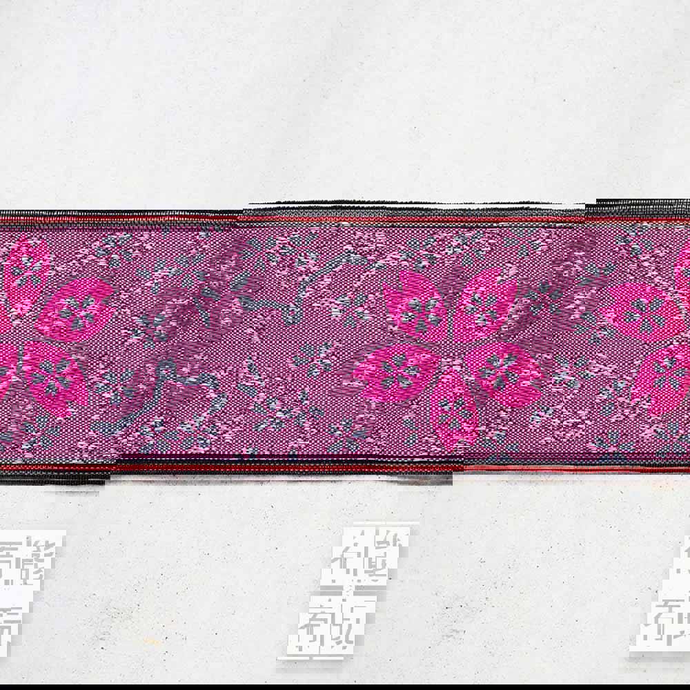 高田織物 榻榻米邊條  HANA香織-粉紅花開