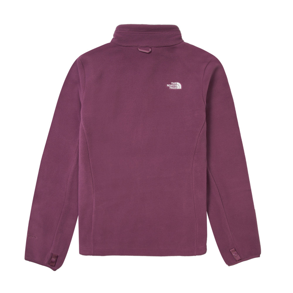 The North Face北面女款紫色抓絨外套｜83OL1NI