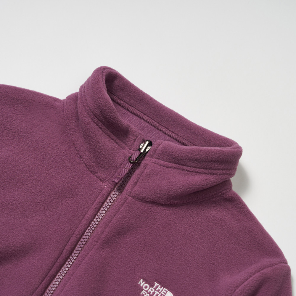 The North Face北面女款紫色抓絨外套｜83OL1NI
