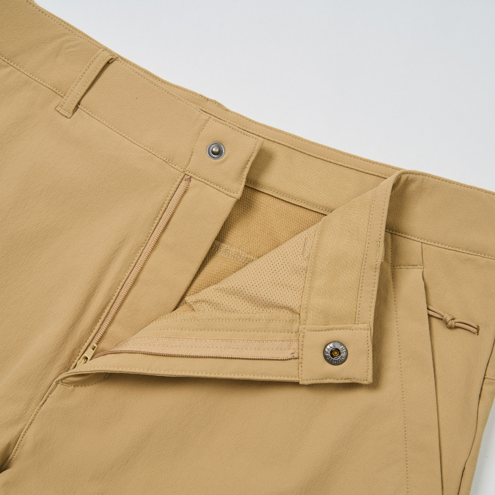 The North Face北面男款卡其色DWR防潑水戶外徒步長褲｜83OPLK5