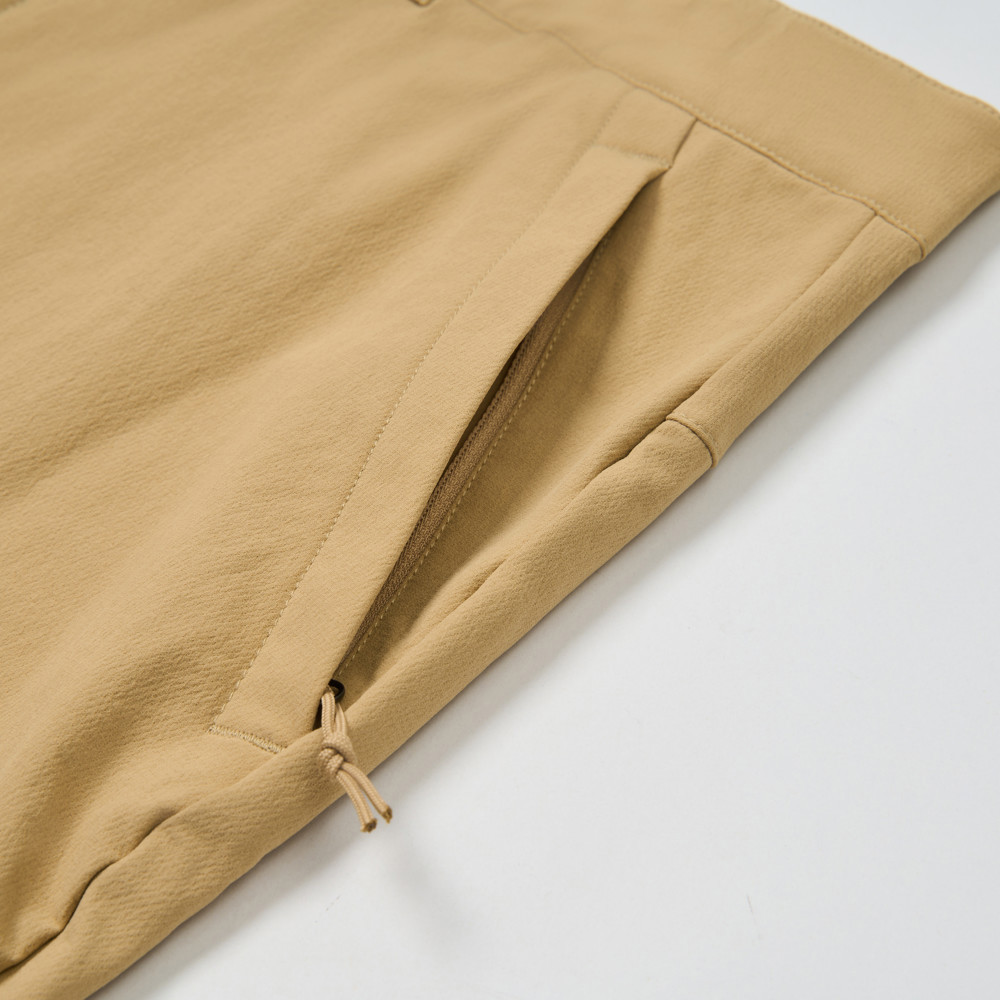 The North Face北面男款卡其色DWR防潑水戶外徒步長褲｜83OPLK5