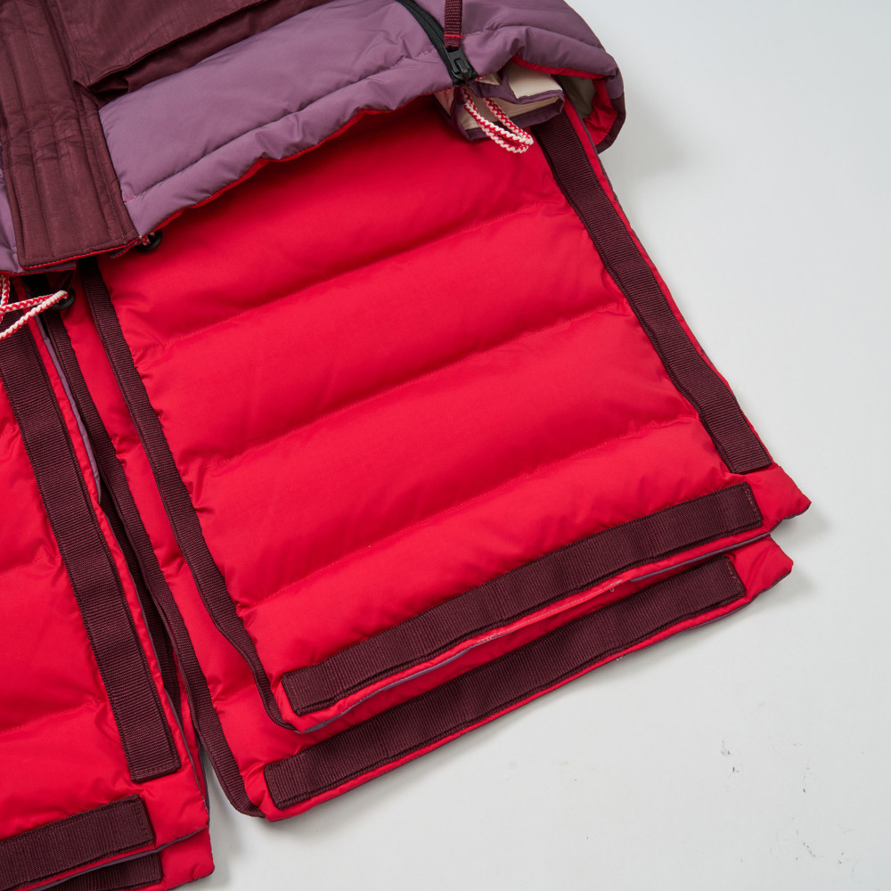 The North Face北面男款紫色DRYVENT防水鋪棉外套｜87VB8VO