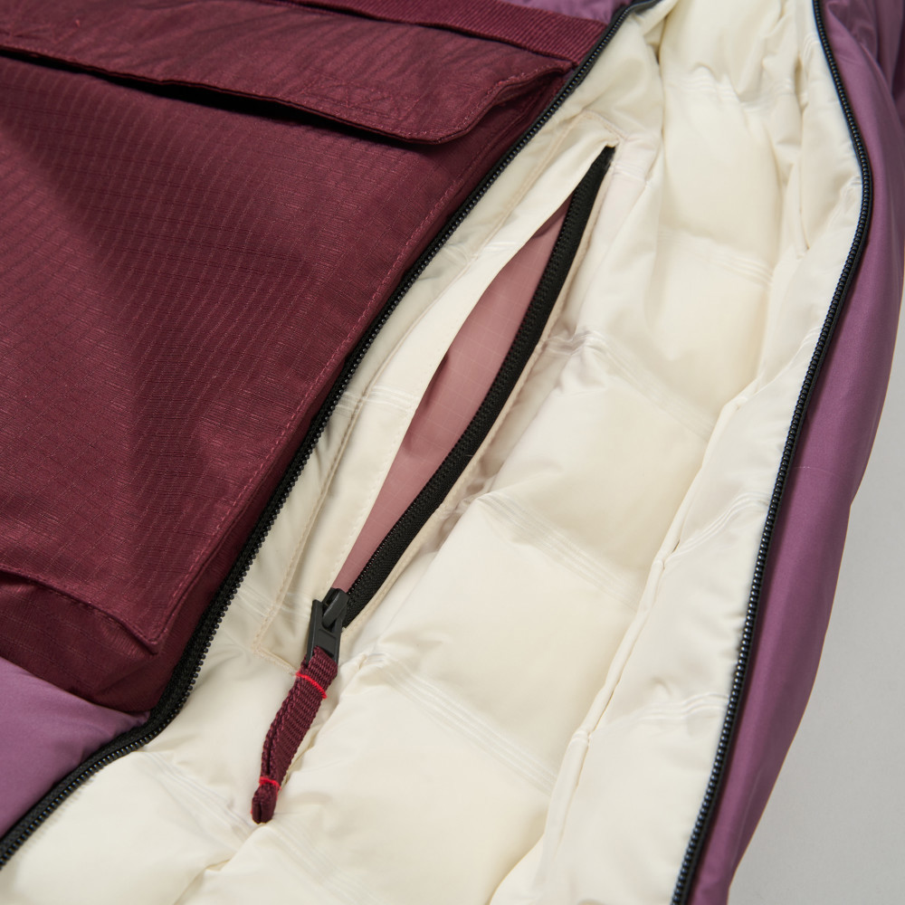 The North Face北面男款紫色DRYVENT防水鋪棉外套｜87VB8VO