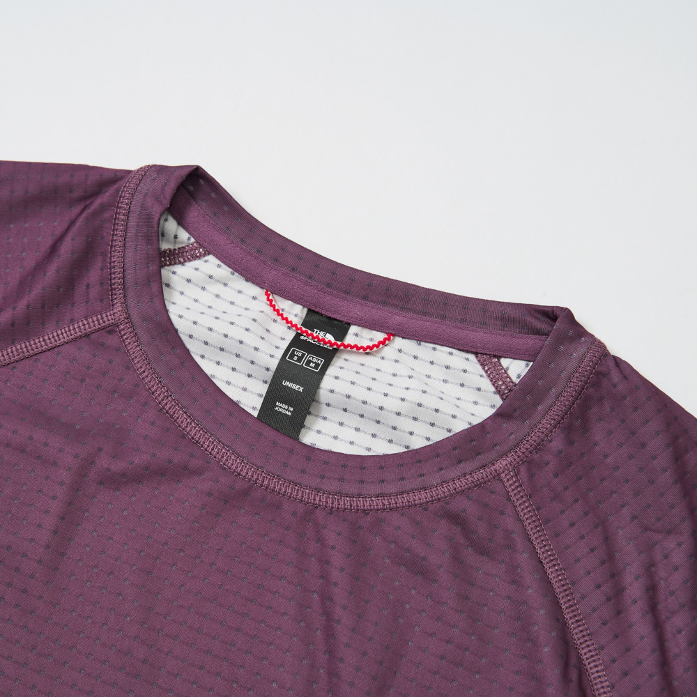 The North Face北面男款紫色FLASHDRY速乾長袖T恤｜87VE1NI