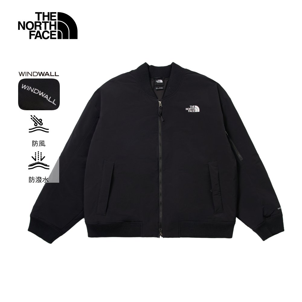 【10/25 12點週末限定】The North Face北面男款黑色DWR防潑水鋪棉外套｜88XZJK3