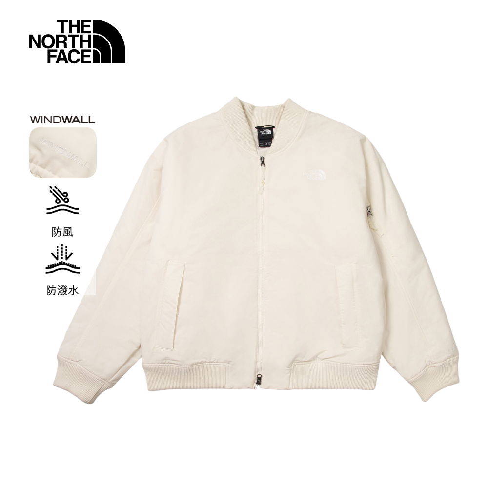 【10/25 00點週末限定】The North Face北面男款米白色DWR防潑水鋪棉外套｜88XZQLI