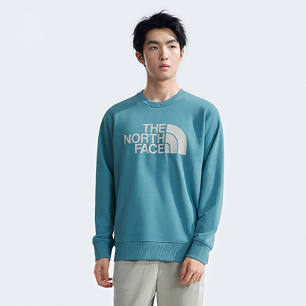 【10/25 00點週末限定】The North Face北面男款藍色長袖大學T｜8AT71OM