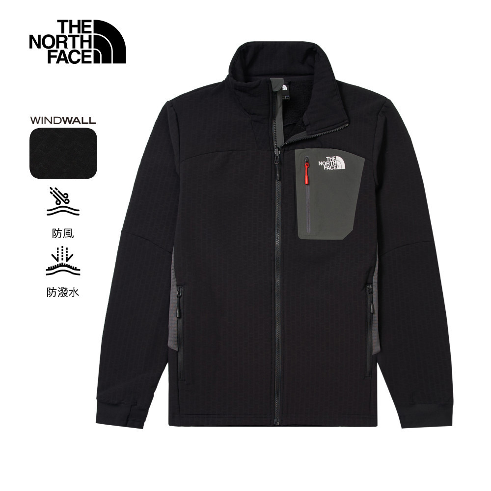 【限時搶購】男款黑色DWR防潑水輕量風衣｜8AYGJK3