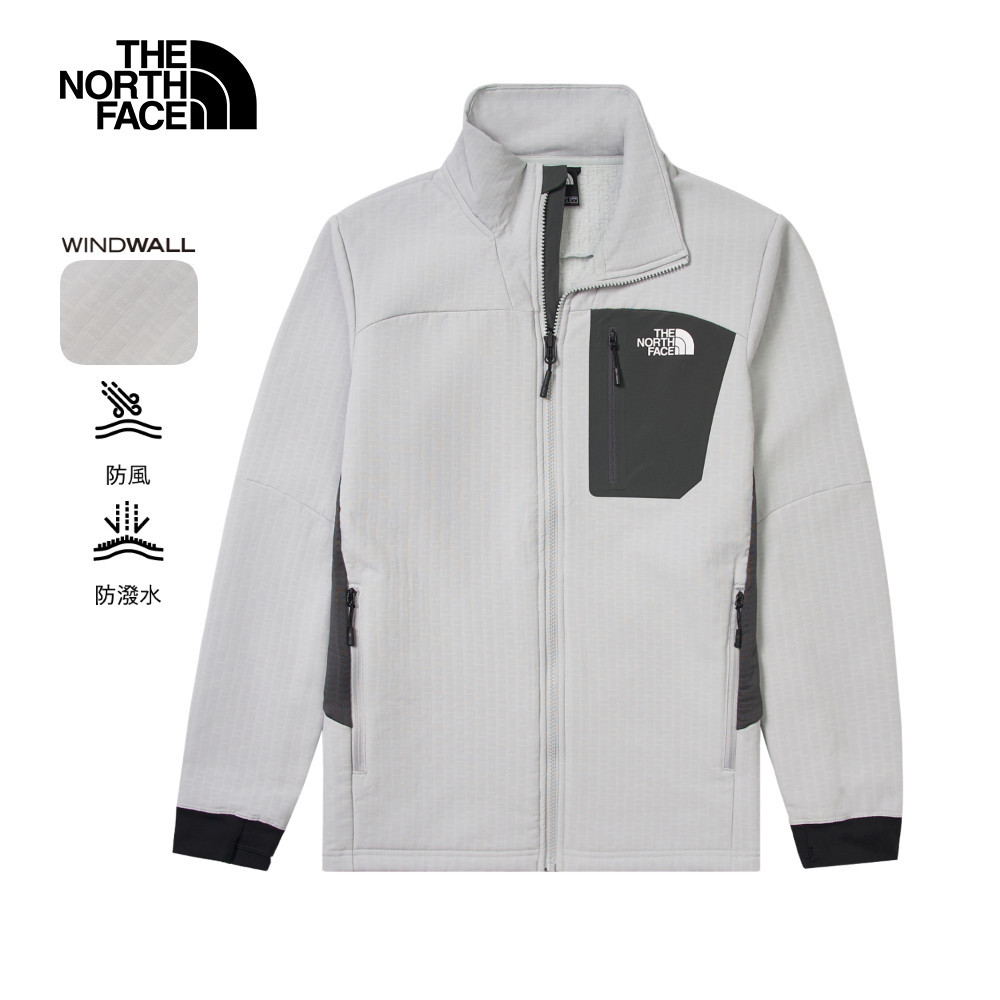 【10/24 12點週末限定】The North Face北面男款灰色DWR防潑水輕量風衣｜8AY