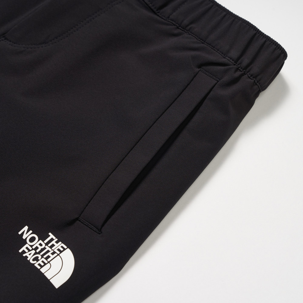 The North Face北面兒童黑色DWR防潑水戶外徒步長褲｜87Z1JK3
