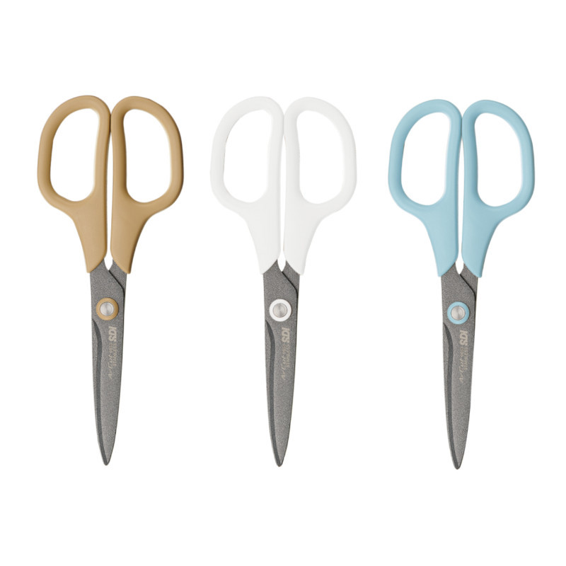 手牌SDI Air Cut 輕便型S曲線剪刀 不沾膠款(0933C)-藍/白/卡其