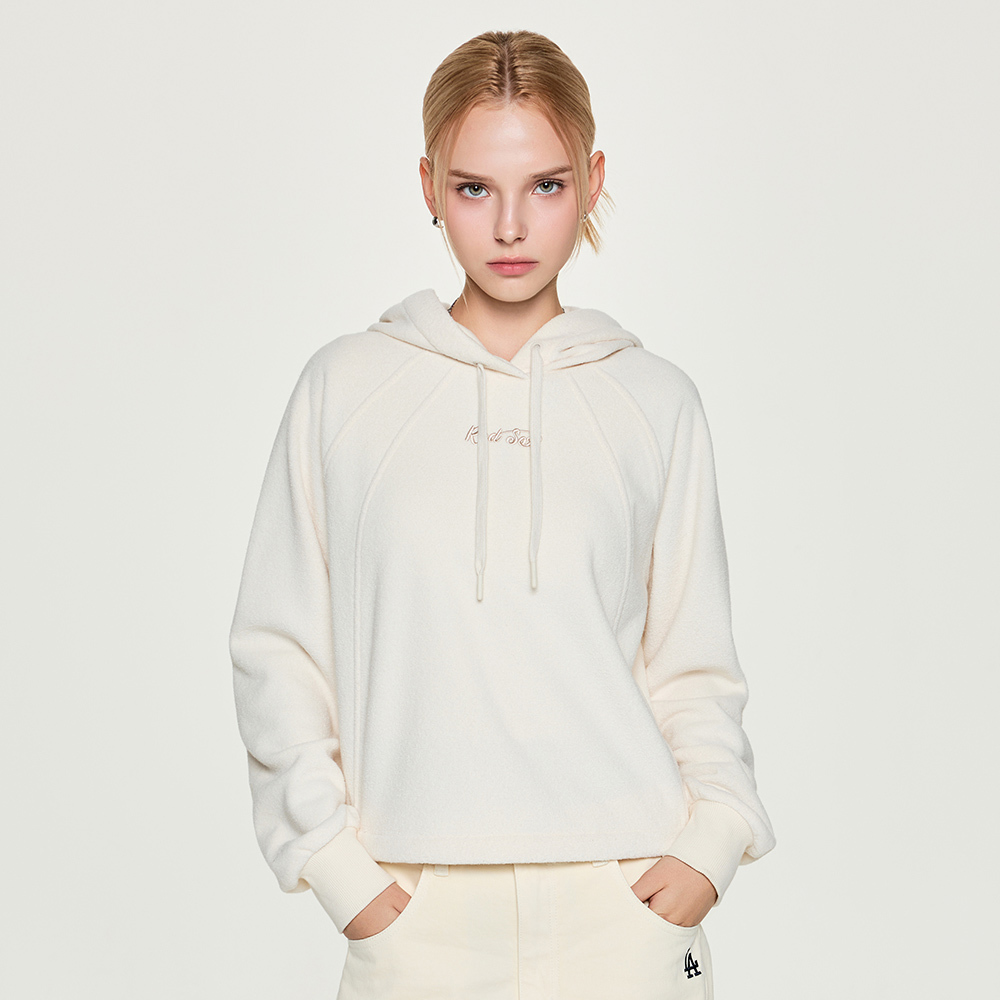 MLB 女版短版連帽上衣 波士頓紅襪隊 (3FHDB0556-43CRS)