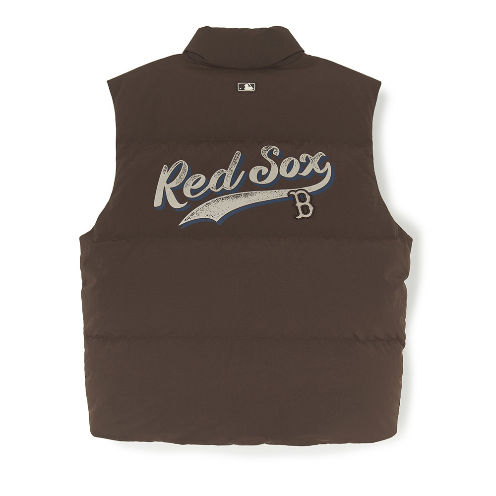 MLB 背後大Logo羽絨背心  Varsity系列 波士頓紅襪隊 (3ADVV0156-43BRS)