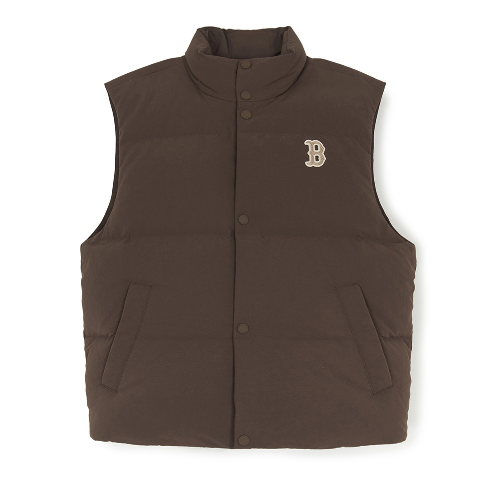 MLB 背後大Logo羽絨背心  Varsity系列 波士頓紅襪隊 (3ADVV0156-43BRS)