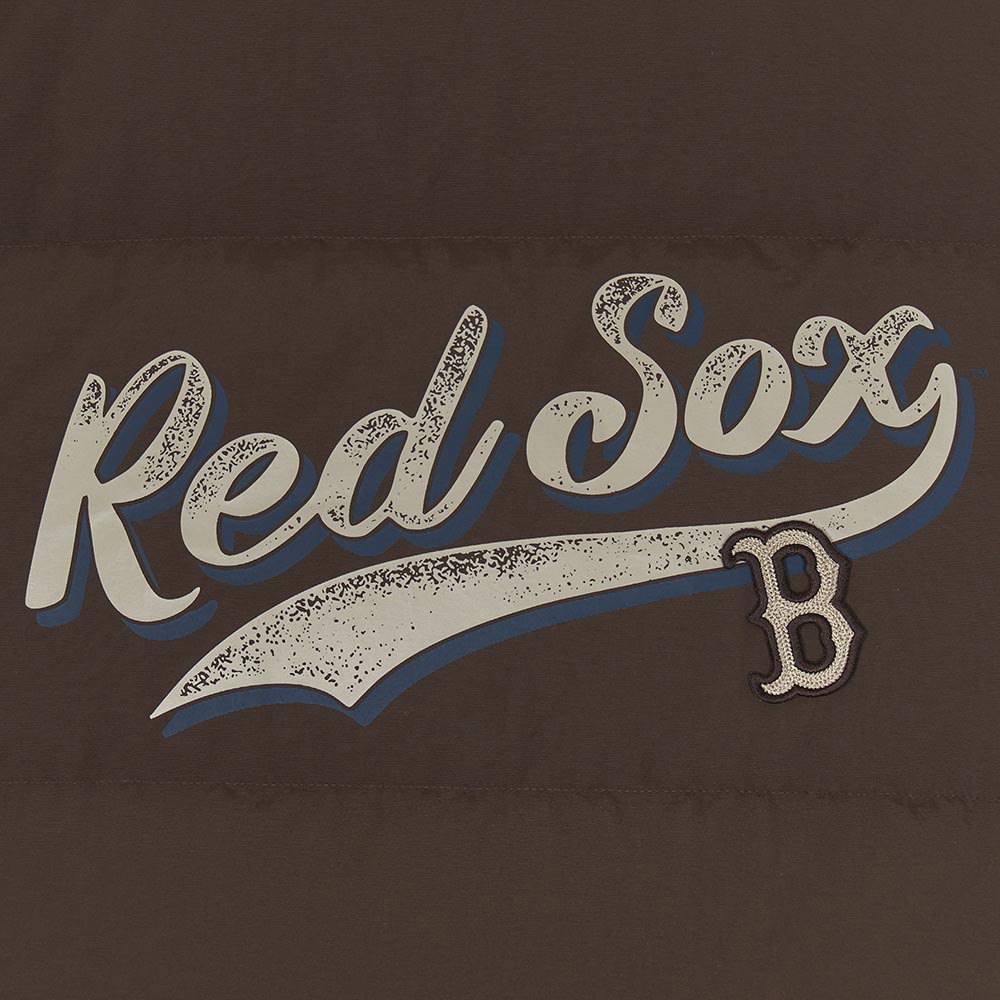 MLB 背後大Logo羽絨背心  Varsity系列 波士頓紅襪隊 (3ADVV0156-43BRS)