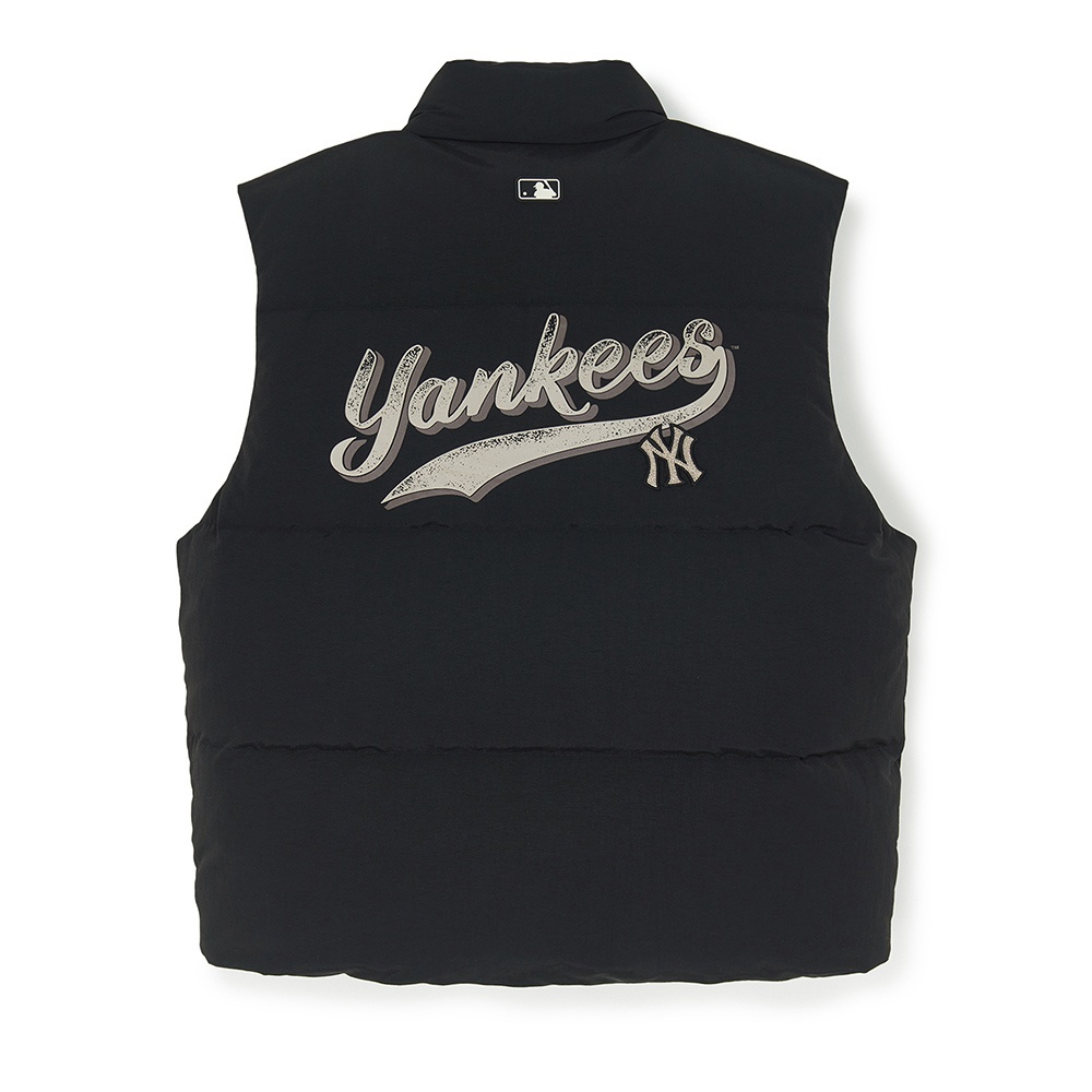 MLB 背後大Logo羽絨背心  Varsity系列 紐約洋基隊 (3ADVV0156-50BKS)