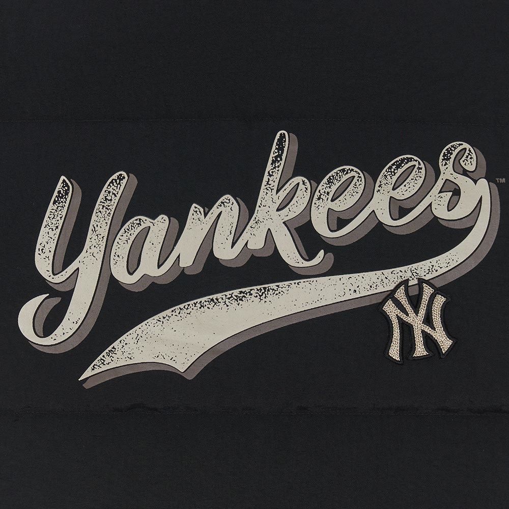 MLB 背後大Logo羽絨背心  Varsity系列 紐約洋基隊 (3ADVV0156-50BKS)