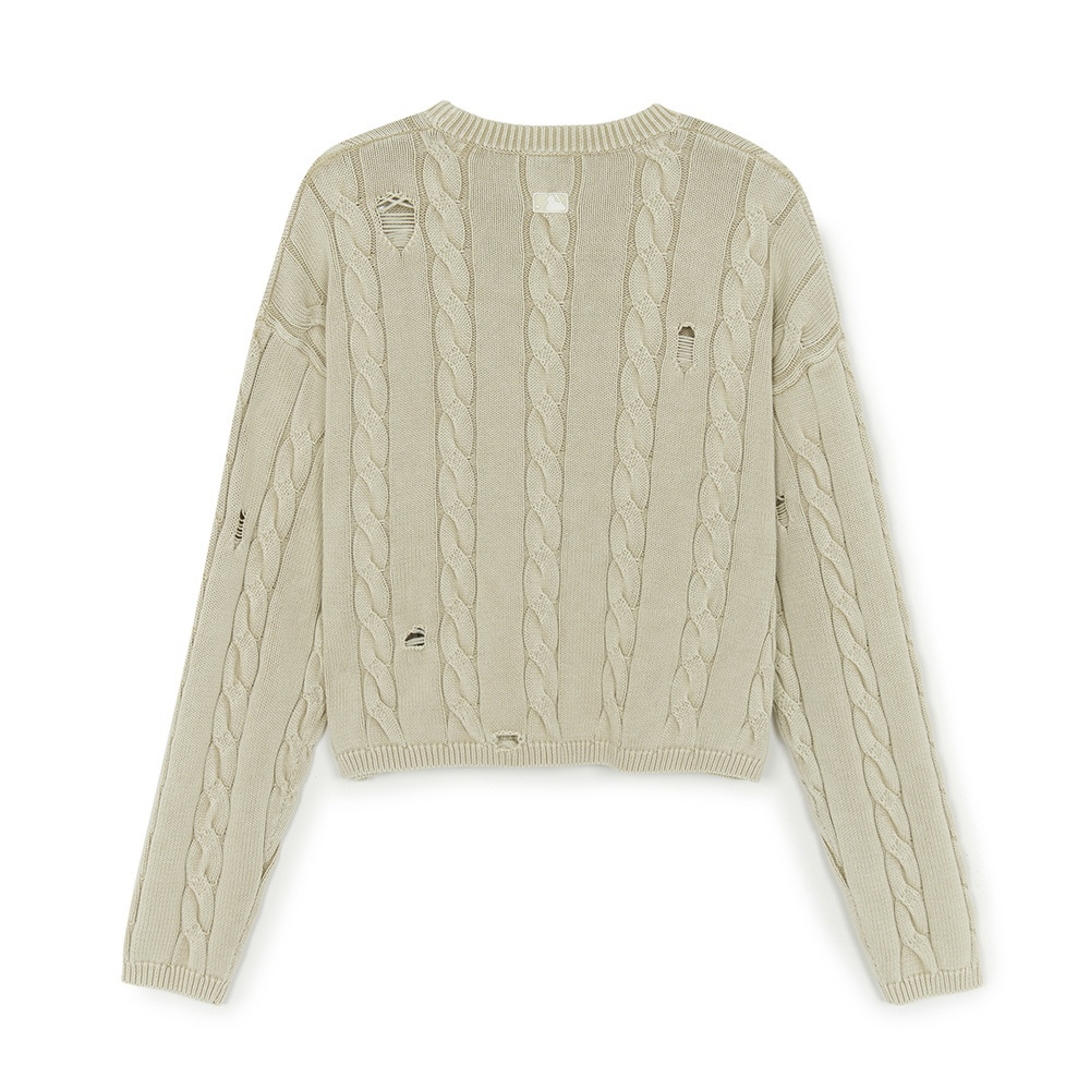 MLB 女版針織上衣 Varsity系列 波士頓紅襪隊 (3FKPV0354-43SAL)