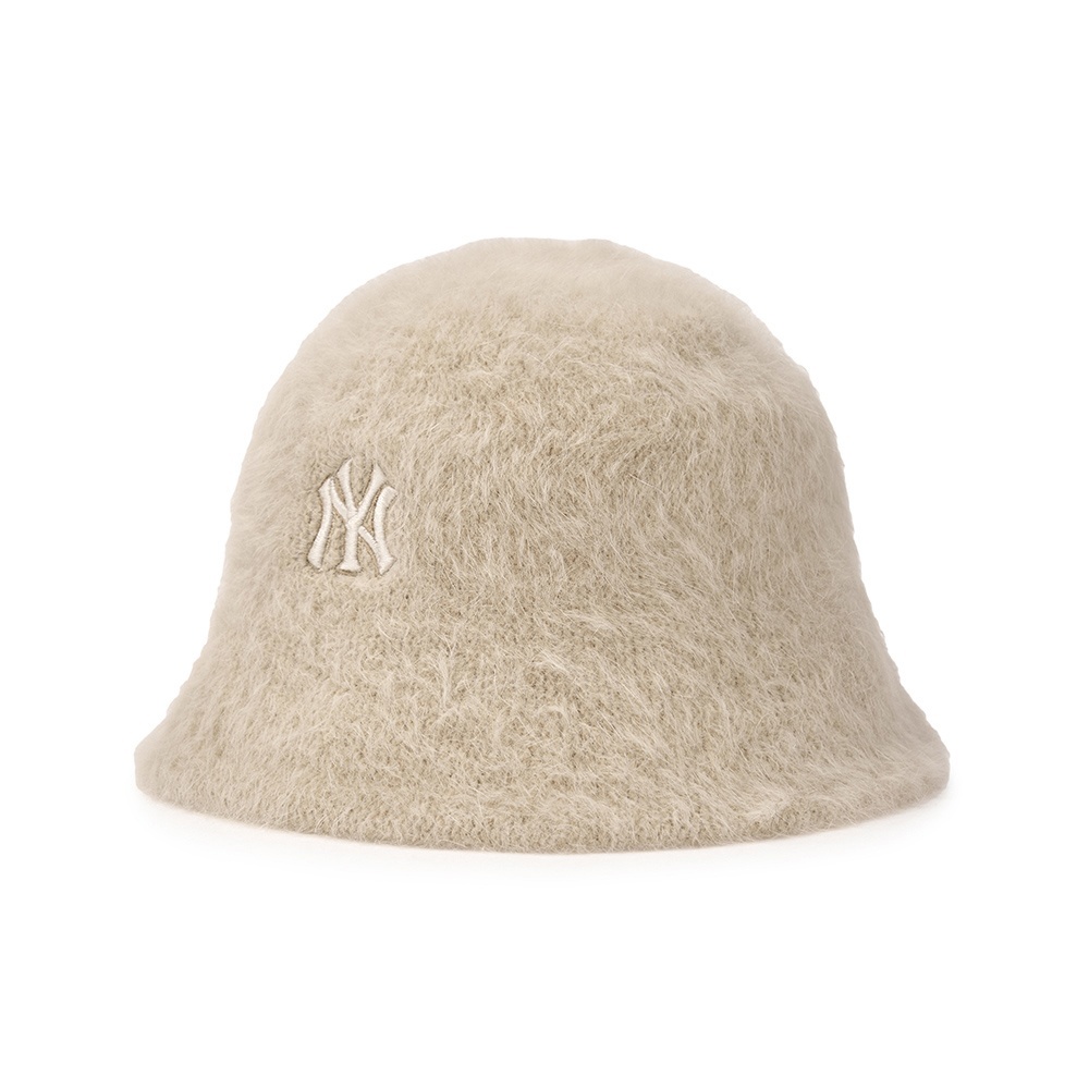 MLB 安哥拉兔毛圓頂漁夫帽 紐約洋基隊 (3AHTB0856-50BGL)