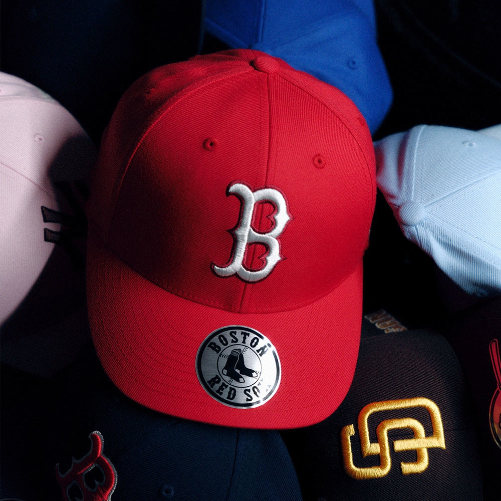 MLB 硬頂棒球帽 全封帽 波士頓紅襪隊 (3ACPBB15N-43RDL)