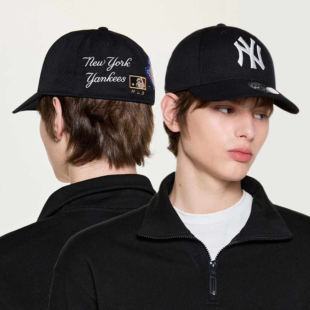 MLB 硬頂棒球帽 全封帽 紐約洋基隊 (3ACPBB25N-50BKS)