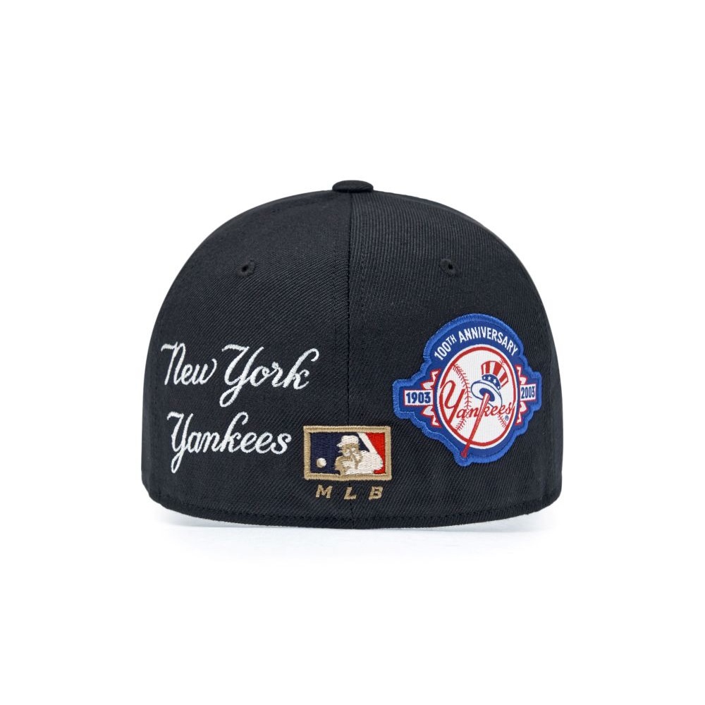 MLB 硬頂棒球帽 全封帽 紐約洋基隊 (3ACPBB25N-50BKS)