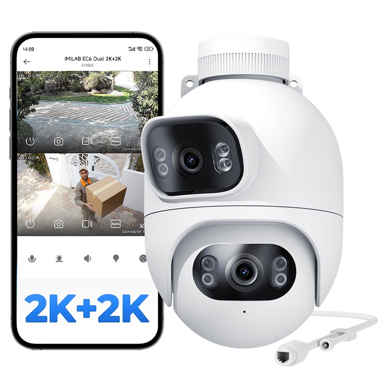 【信星科技】IMILAB 創米 EC6 Dual 2K+2K 雙鏡頭戶外攝影機-廠商直送